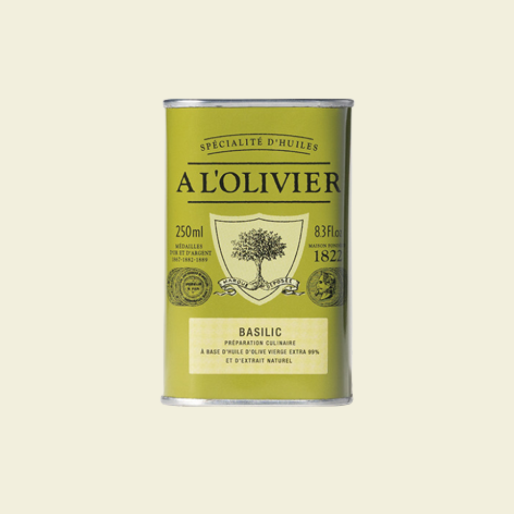 Huile d'Olive Aromatique au Basilic