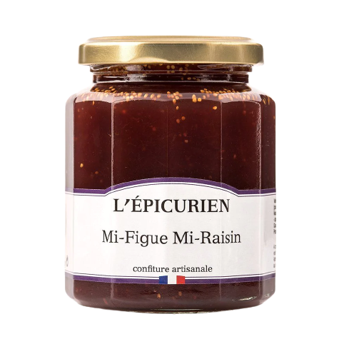 Pot de confiture artisanale mi-figue mi-raisin