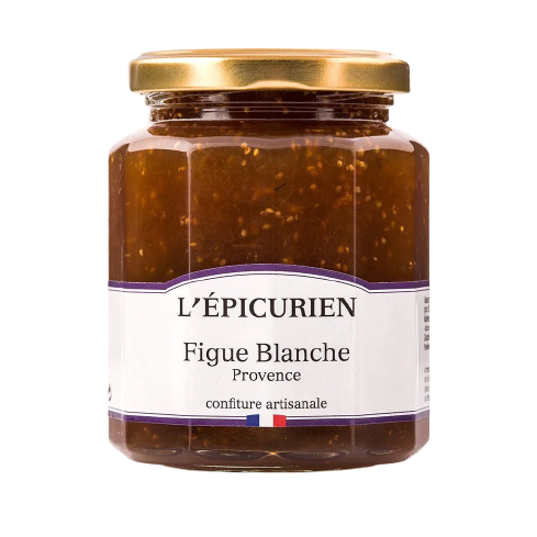 Pot de confiture de figue blanche artisanale