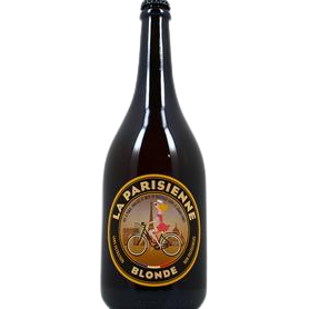 Bouteille de bière la parisienne blonde